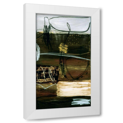Void I White Modern Wood Framed Art Print by Owen, Wayde