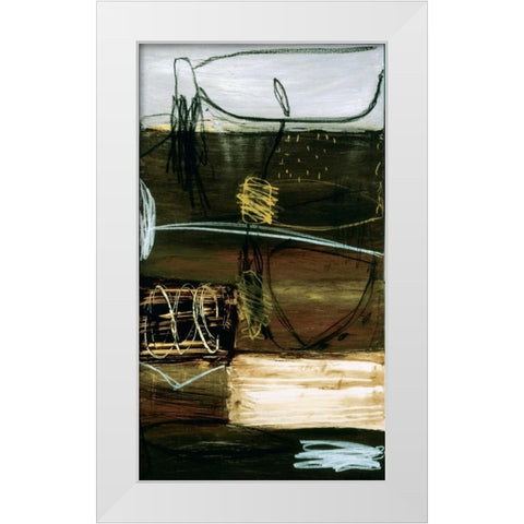 Void I White Modern Wood Framed Art Print by Owen, Wayde