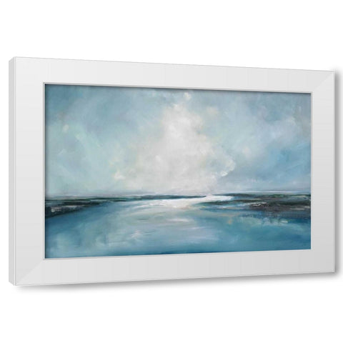 Release White Modern Wood Framed Art Print by Parent, Joanne