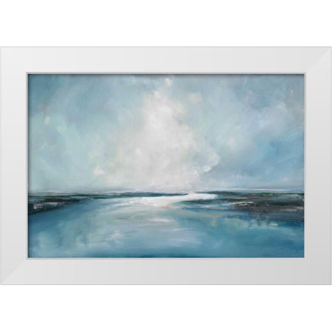 Release White Modern Wood Framed Art Print by Parent, Joanne