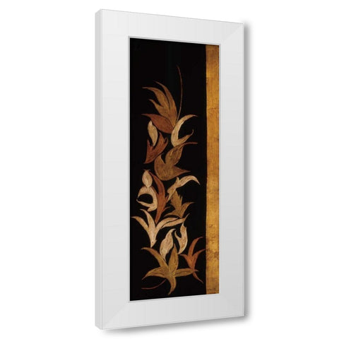 Black Shinwa I White Modern Wood Framed Art Print by Perlmutter, Jennifer