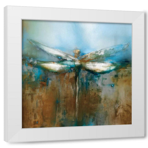 Believe White Modern Wood Framed Art Print by Prior, J.P.