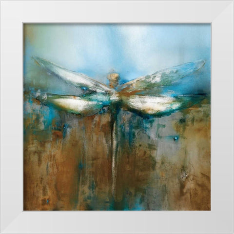 Believe White Modern Wood Framed Art Print by Prior, J.P.
