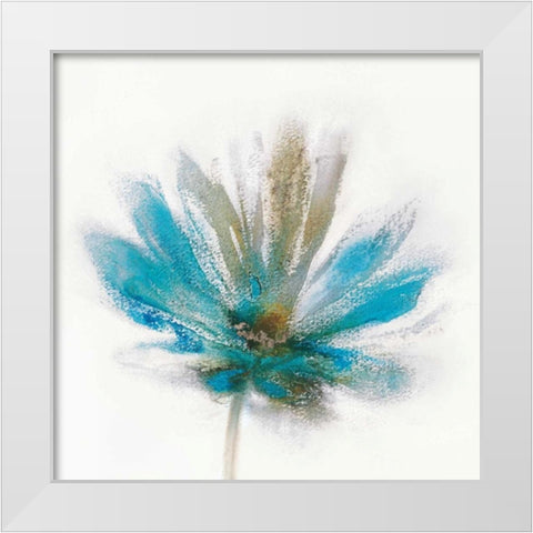 Sorbet Roses White Modern Wood Framed Art Print by Prior, J.P.