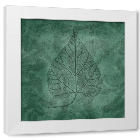 Leaves of Spring White Modern Wood Framed Art Print by Pahl, Janel