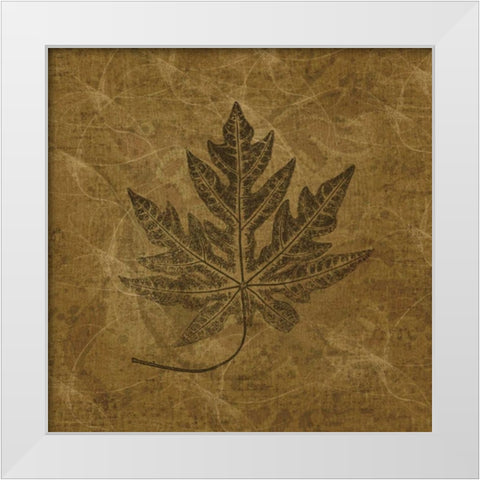 Leaves of Summer White Modern Wood Framed Art Print by Pahl, Janel