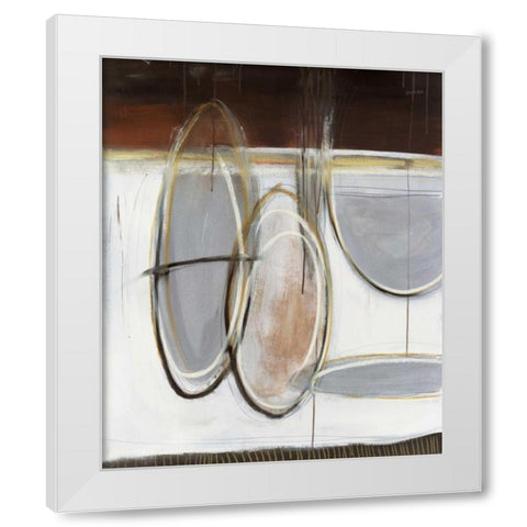 Dusk White Modern Wood Framed Art Print by Pulliam, Mark