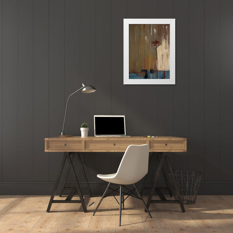Urban Bloom I White Modern Wood Framed Art Print by Pulliam, Mark