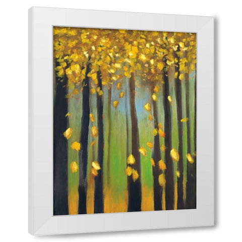 Colors of Fall I White Modern Wood Framed Art Print by Pulliam, Mark