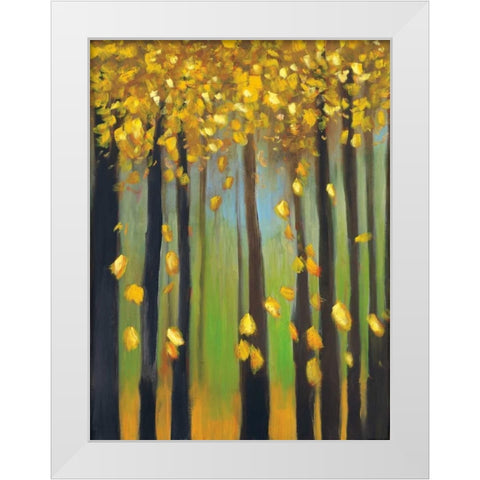 Colors of Fall I White Modern Wood Framed Art Print by Pulliam, Mark