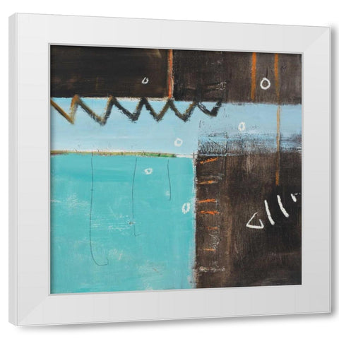 Fish Pier I White Modern Wood Framed Art Print by Pulliam, Mark