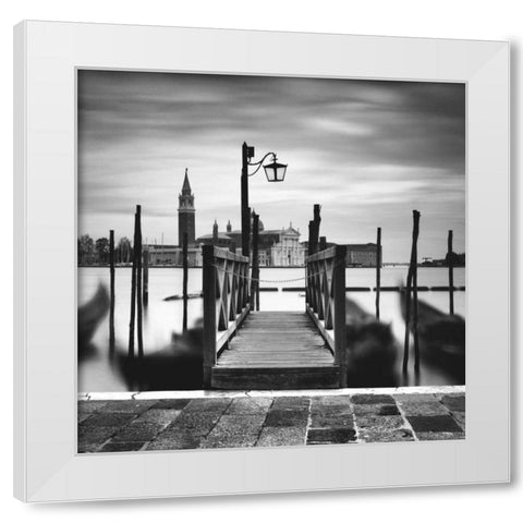 Venice Dream II White Modern Wood Framed Art Print by Papiorek, Nina