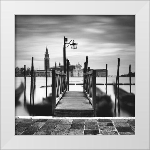 Venice Dream II White Modern Wood Framed Art Print by Papiorek, Nina