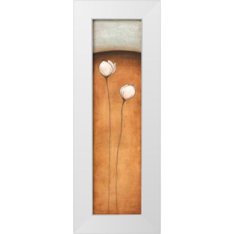 Standing Tall II White Modern Wood Framed Art Print by Alves, Helena
