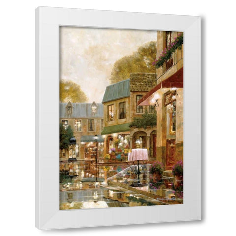 Just You and Me White Modern Wood Framed Art Print by Archambault, Gilles