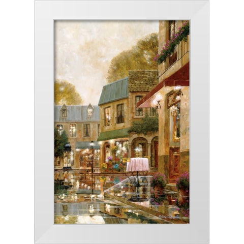 Just You and Me White Modern Wood Framed Art Print by Archambault, Gilles