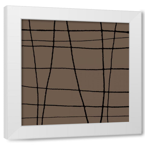 In Motion IV White Modern Wood Framed Art Print by Barnes, Natasha
