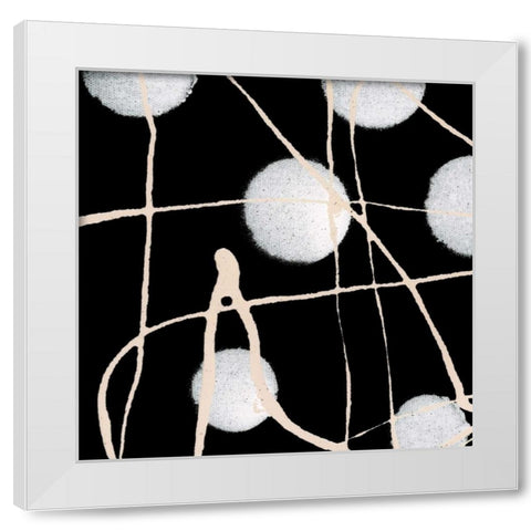 In Motion VII White Modern Wood Framed Art Print by Barnes, Natasha