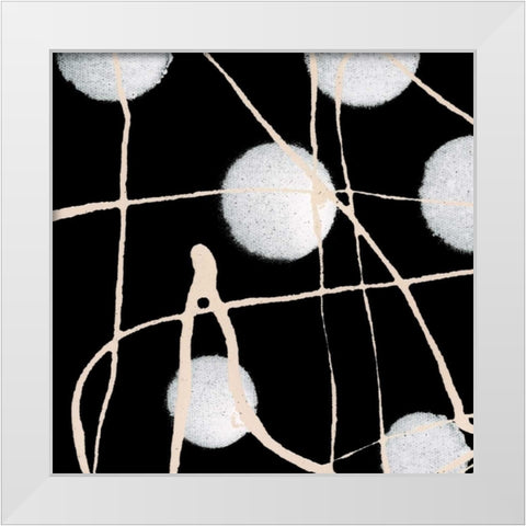 In Motion VII White Modern Wood Framed Art Print by Barnes, Natasha