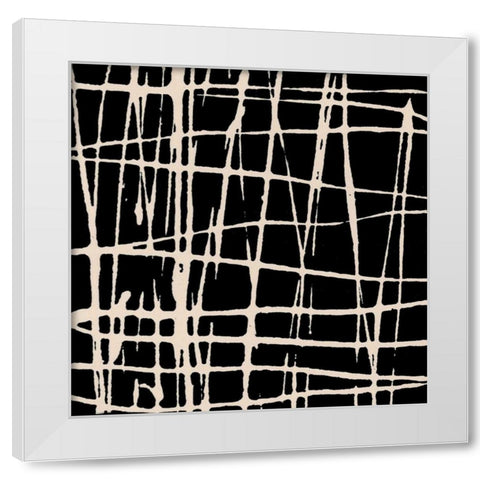 In Motion IX White Modern Wood Framed Art Print by Barnes, Natasha