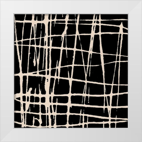 In Motion IX White Modern Wood Framed Art Print by Barnes, Natasha