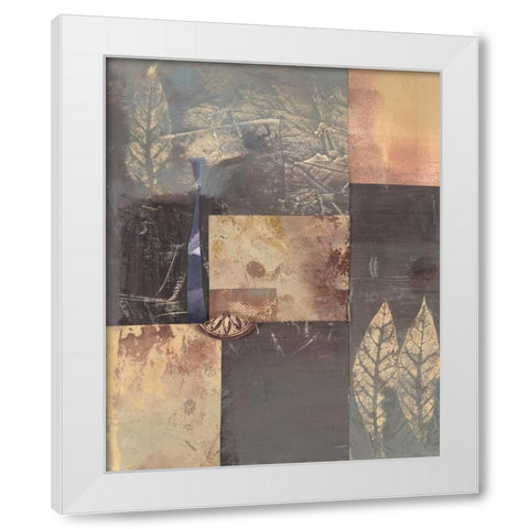 Remembrance I White Modern Wood Framed Art Print by Fields, Laurie