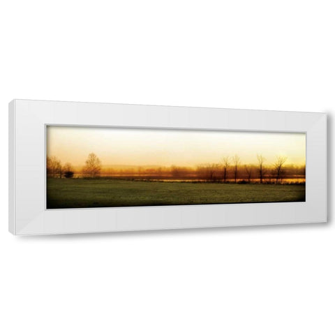 Wait for Winter White Modern Wood Framed Art Print by Filler, Rick