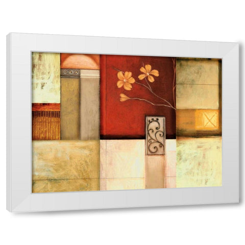 Solace II White Modern Wood Framed Art Print by Leal, Fernando