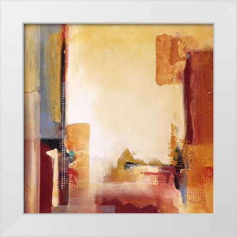 Jazz Notes I White Modern Wood Framed Art Print by Li-Leger, Noah