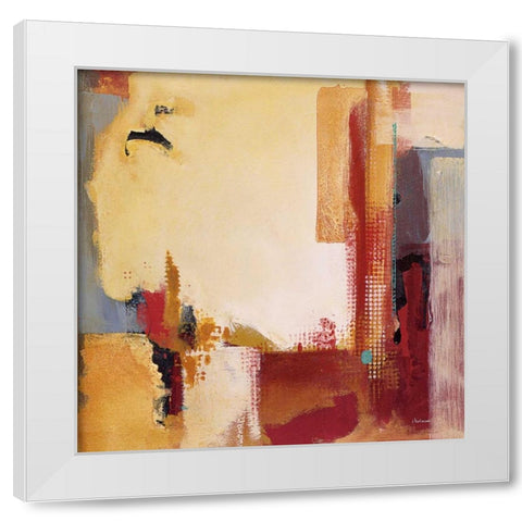 Jazz Notes II White Modern Wood Framed Art Print by Li-Leger, Noah