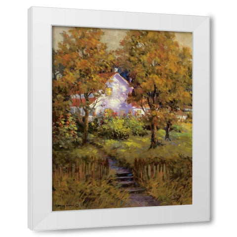 Rural Vista IV White Modern Wood Framed Art Print by Lund, Nancy