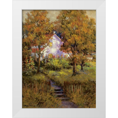 Rural Vista IV White Modern Wood Framed Art Print by Lund, Nancy