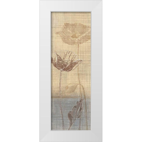 Botanical Sketchbook I White Modern Wood Framed Art Print by Venter, Tandi