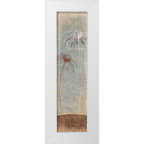 Natures Sky Scrapers I White Modern Wood Framed Art Print by Venter, Tandi