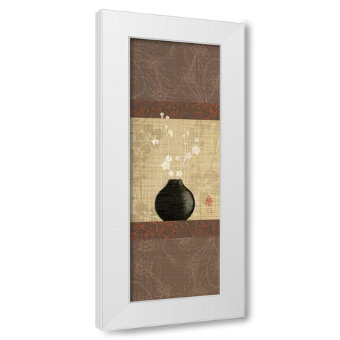 Simple Pleasures I White Modern Wood Framed Art Print by Venter, Tandi