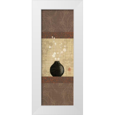 Simple Pleasures I White Modern Wood Framed Art Print by Venter, Tandi