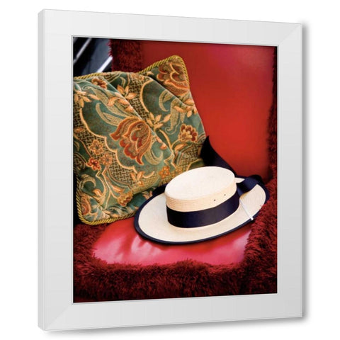 A Romantic Ride III White Modern Wood Framed Art Print by Watt, Boyce