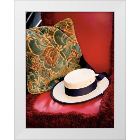 A Romantic Ride III White Modern Wood Framed Art Print by Watt, Boyce