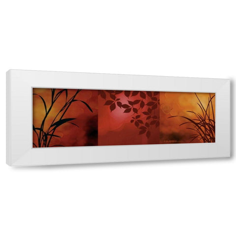 Views of Nature I White Modern Wood Framed Art Print by Aparicio, Edward