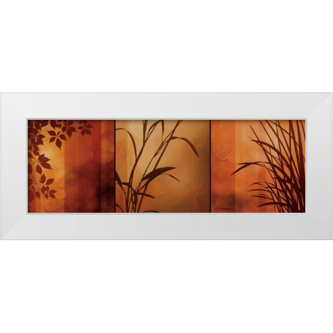 Views of Nature II White Modern Wood Framed Art Print by Aparicio, Edward