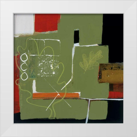 Eco Dream II White Modern Wood Framed Art Print by Bernsen, Leslie