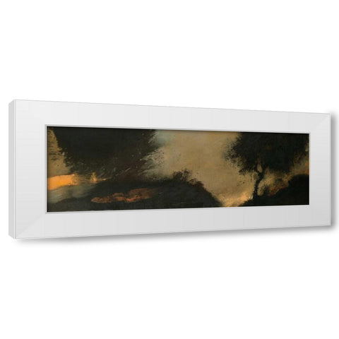 LAube White Modern Wood Framed Art Print by Jully, Denis