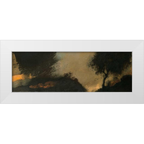 LAube White Modern Wood Framed Art Print by Jully, Denis