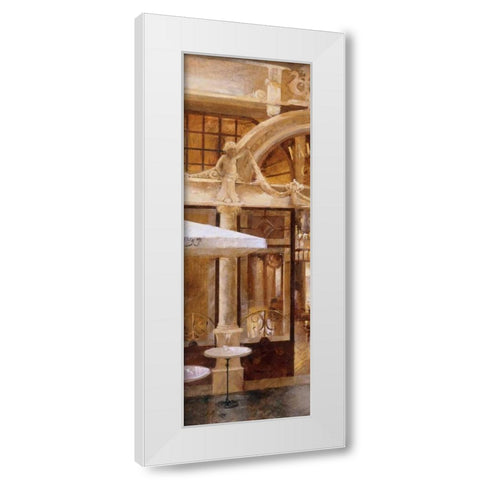 Cafe Majestic I White Modern Wood Framed Art Print by Martin, Noemi