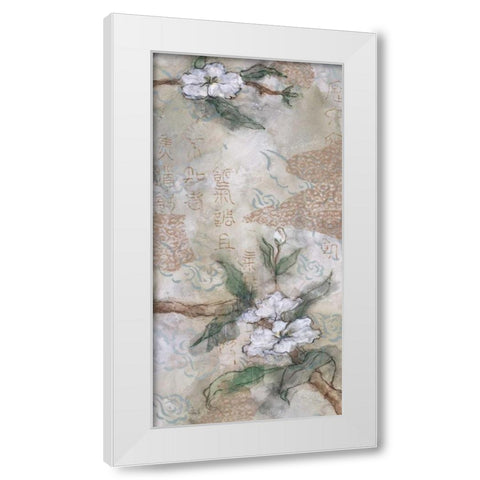 Garden Dancers I White Modern Wood Framed Art Print by Nocito, James