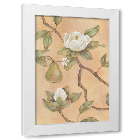 Southern Charm I White Modern Wood Framed Art Print by Nocito, James
