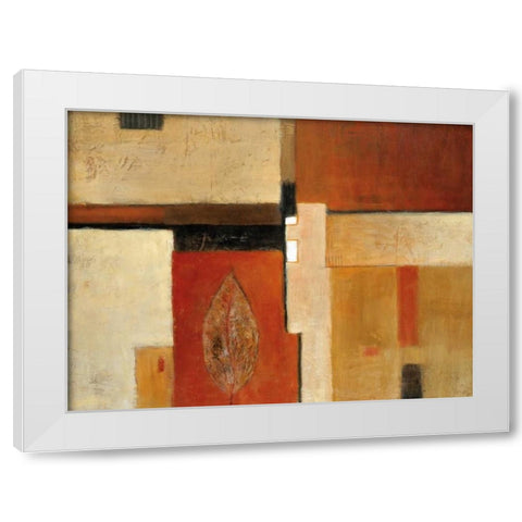 Tapestry of Summer I White Modern Wood Framed Art Print by Salemink-Roos, Ursula
