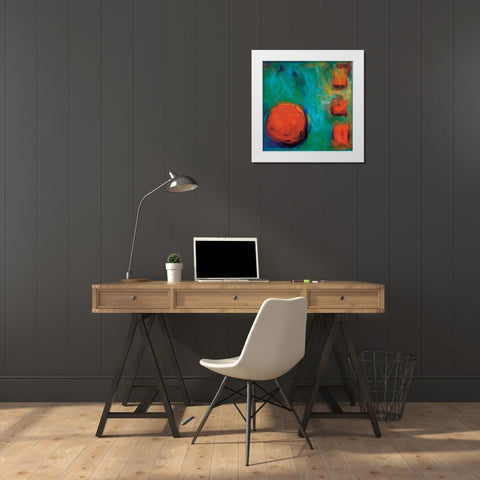 My Way White Modern Wood Framed Art Print by Peterson, Penny Benjamin