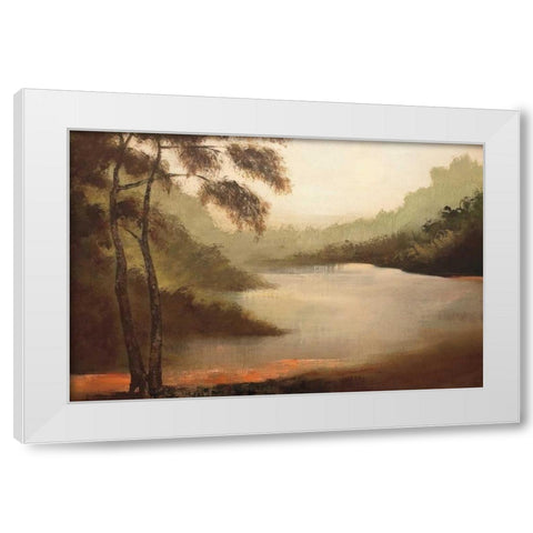 La Bege White Modern Wood Framed Art Print by Jully, Denis