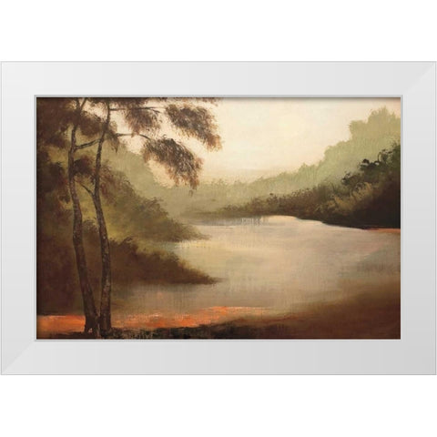 La Bege White Modern Wood Framed Art Print by Jully, Denis